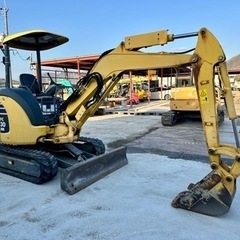 コマツKOMATSU PC30MR-3油圧ショベル.倍速.マルチレバー. 3トン クラス. 2013年. 1729時間. 0.9t移動式クレーン付き.の画像