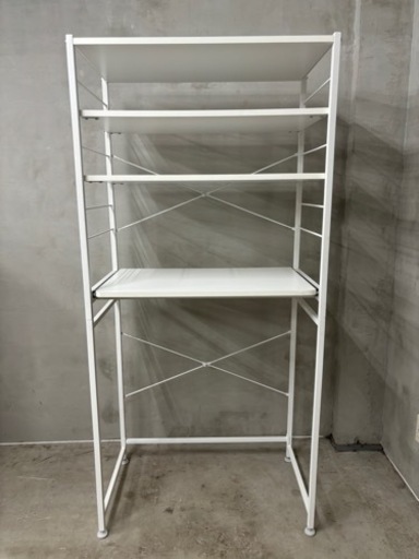 家具 収納家具 スチールラック レンジ台 スライドトレー付 幅80cm