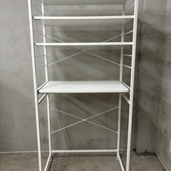 家具 収納家具 スチールラック レンジ台 スライドトレー付 幅80cm