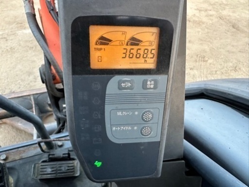 日立 ヒタチ HITACHI ZX35U-2 ショベル、3.5トンクラス ,倍速. 配管. TOKU TNB-3Mブレーカー付き. ゴ