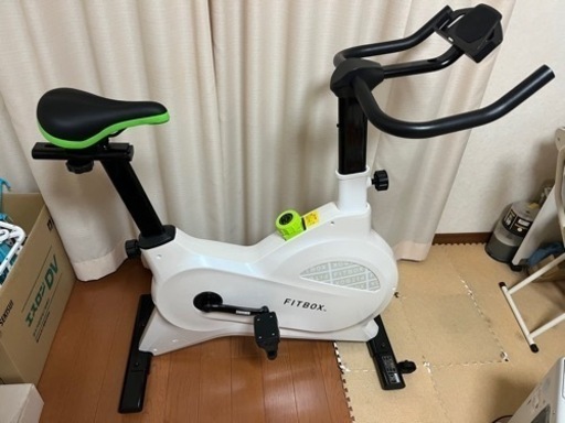FITBOX 第3世代 フィットネスバイク エアロバイク スピンバイク 静音　サドルカバー付き