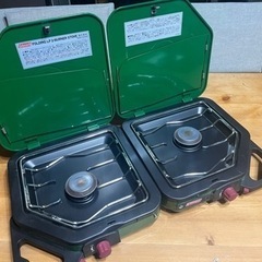Coleman キッチンテーブルとコンロのセットの画像