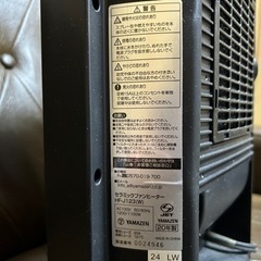 【中古】小型温風ファンヒーターの画像