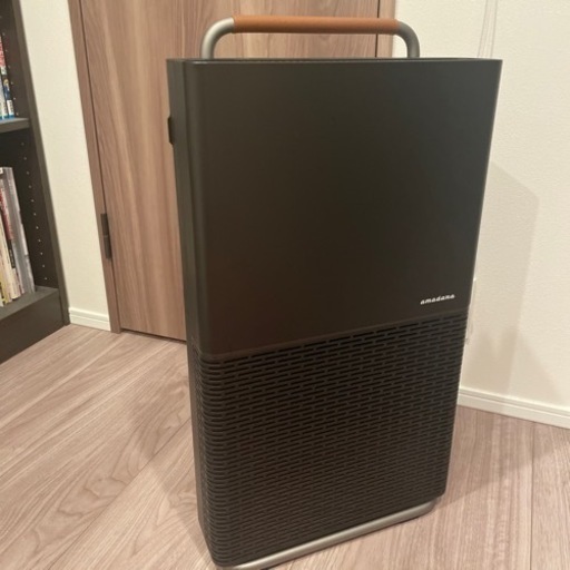 アマダナ　薄型空気清浄機ブラック PA-301