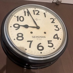 アンティーク　ねじまき時計　SEIKOSHA
