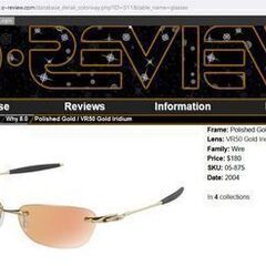 2004年 オークリー Why 8.0 磨かれた金 ゴールド　レンズ　 サングラス　ハードとソフトケースセット　Oakley sunglasses　polished goldの画像