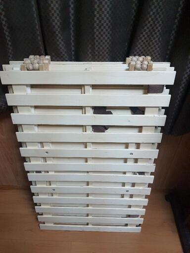 スノコ　床板　セミダブル家具