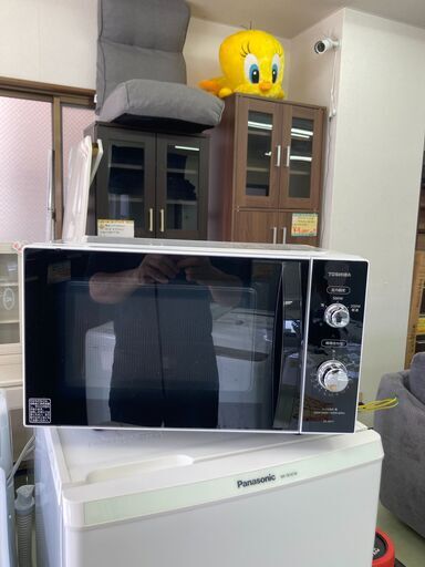 【リサイクルショップ　ピカソ　小松原】東芝 TOSHIBA 17 L フラット庫内 電子レンジ 2019年製 ER-SM17★9023★