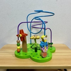 [知育玩具] ビーズコースター おさんぽくまさん