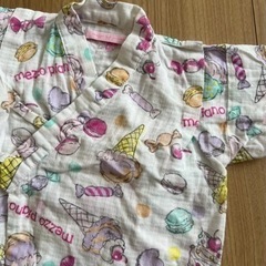 【メゾピアノ】美品　ベビー甚平 の画像