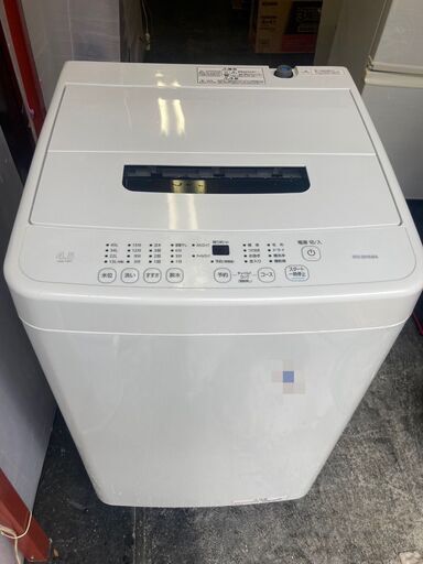 ☆中古￥12,800！IRIS OHYAMA　4.5kg洗濯機　家電　2022年製　IAW-T451型　幅54㎝ｘ奥行54㎝ｘ高さ84㎝　【BD220】