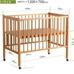 【値下げ】ベビーベッド&寝具