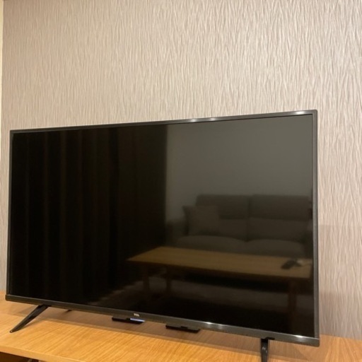 2021年モデル　TCL 43V型　4K液晶テレビ