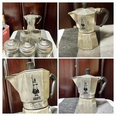 6cup ビアレッティ🇮🇹エスプレッソケトル他