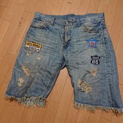 デニムパンツ ハーフパンツ