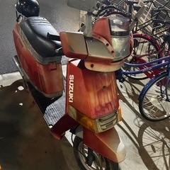 お話中スズキ シュート 旧車原付！