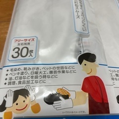 使ってポイ手袋フリーサイズの画像