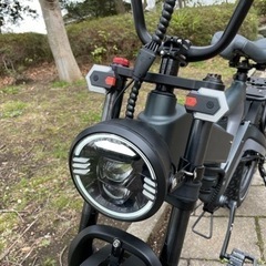 【受付終了】フル電動自転車 美品 電動アシスト自転車 (モペット1000w 125cc相当) 電動バイク 公道走行可 ナンバー習得要 ヘルメット要の画像