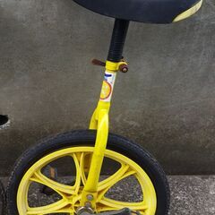 子供用　1輪車　イエロー　お試し用に最適です