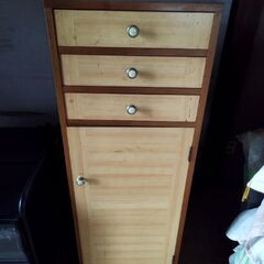 ＜無料＞木製収納家具 4点収納 昭和