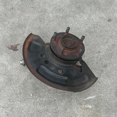 ER34 右側(運転席側)フロントナックルナブ ASSY 純正溶...