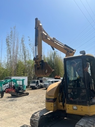 油圧ショベル（ユンボ） CAT　305SR　鉄クローラー　クレーン仕様　倍速　マルチ　オフセットブーム　稼働2,465hr　2001年製