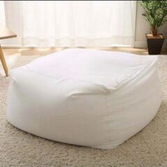ニトリ ビーズソファの画像