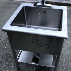⭐︎中古品　1槽シンク　600×600×800mm   厨房用品⭐︎