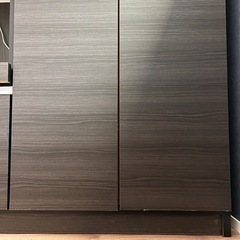 【引渡予定】オスカ　120オープンボード食器棚　幅1165mm奥行450mm高さ1900mmの画像