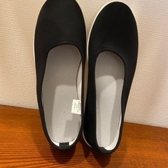 無印良品　22.5のぺたんこパンプス【無料】【新品】