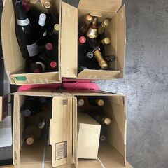 ワイン、焼酎、紹興酒、ブランデーなど合計８４本セット
