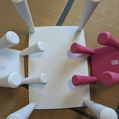 イケア　マンムット（机1、椅子2）の画像