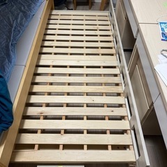 家具 ベッド シングルベッドニトリ★シングルエキストラベッドのみ★2段ベット下★の画像