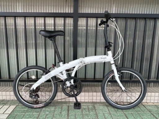 ?折りたたみ自転車? 軽量アルミフレーム  前後タイヤ新品です✨