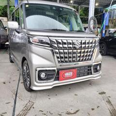 未使用車 スペーシアカスタムＸＳ　ナビ、前後ドラレコ付
