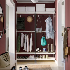  10日から13日までは無料。靴収納ユニット付きコートラック - pickup onlyの画像