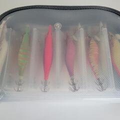 【釣具】イカ釣りセット エギング　ルアーセット　中古　リサイクルショップ宮崎屋住吉店24.6.30ｋの画像