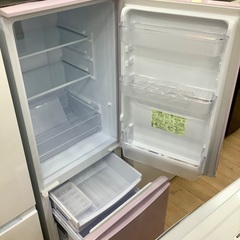 SHARP 167L 2ドア冷蔵庫 SJ-17E5-KP 福岡県より 中古 167L 2ドア冷蔵庫 シャープ つけかえどっちもドア SJ-17E5