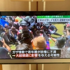 SONY テレビ　40インチ　テレビ台付きの画像