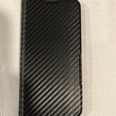 スマホケース　iPhone 13,14用　手帳型　ブラックの画像