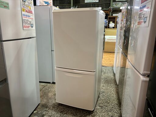 ✨安心の除菌洗浄済✨Panasonic 2023年製 138L 2ドア冷蔵庫 NR-B14HW-W【愛市IR016419-104】
