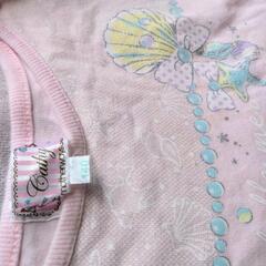 夏服140サイズ 美品　シェルデザインが可愛い 清涼感あるマザウェイの 春夏　Tシャツの画像
