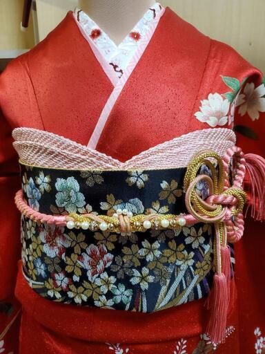 振り袖(14) 長襦袢、袋帯、小物セット