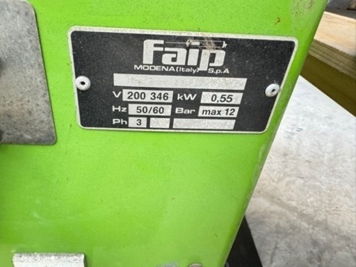 イタリア製 タイヤチェンジャー Faip F34A ファイプ 自動車整備 三相