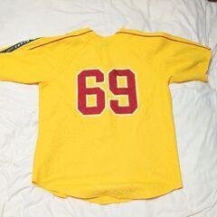 PLAYERS 69　トップス　XL ブランド　Ｏbasin BASEBALL JERSEY [YELLOW]-INDOORの画像
