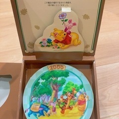 新品 ディズニー 2000year ミレニアム プーさんプレートの画像