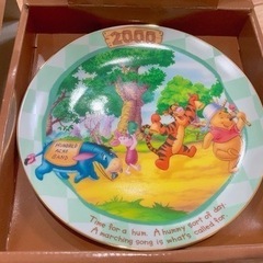 新品 ディズニー 2000year ミレニアム プーさんプレートの画像