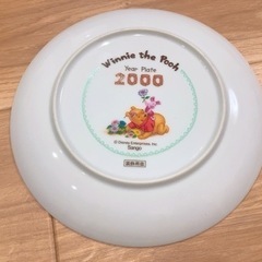 新品 ディズニー 2000year ミレニアム プーさんプレートの画像