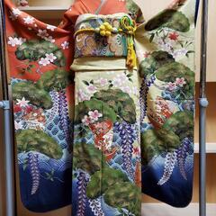 振り袖(17) 長襦袢、袋帯、小物セット