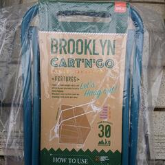 ③  新品・未使用  シービージャパン  BROOKLYN CART  折り畳みキャリーカート  ショッピングカート  ネイビーの画像